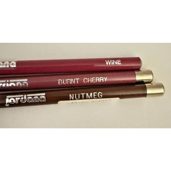 Jordana Kohl Kajal Lipliner Lot of 3 Wine Burnt Cherry Nutmeg New - Picture 2 of 2